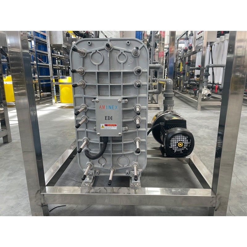1500*600*1500mm Elektrolytisch waterzuiveringssysteem voor continue waterproductie