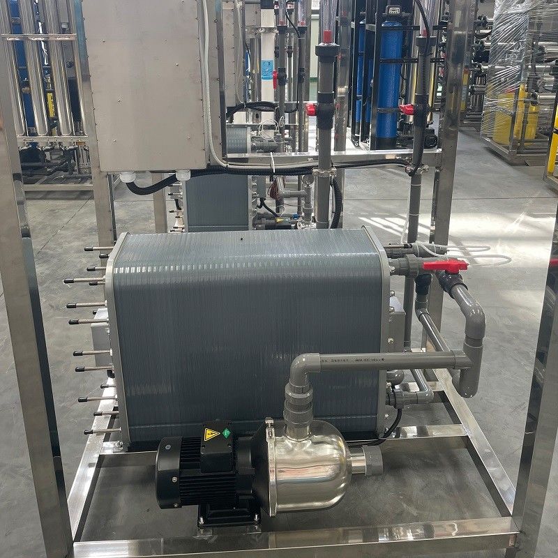 1500*600*1500mm Elektrolytisch waterzuiveringssysteem voor continue waterproductie