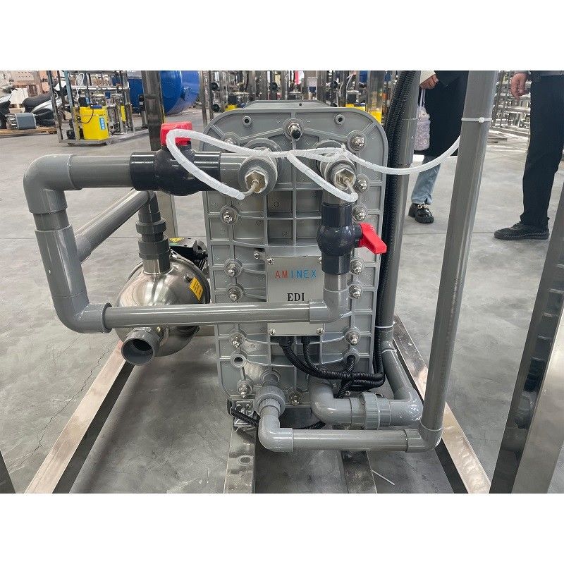 1500*600*1500mm Elektrolytisch waterzuiveringssysteem voor continue waterproductie