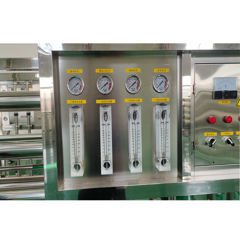 2L/uur RO-filtratieinstallatie Dubbele omgekeerde osmose-systeem voor de mineraalwaterindustrie