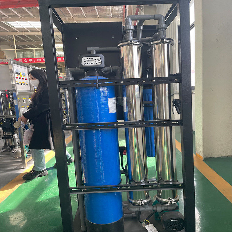 500L/uur omgekeerde osmose waterfiltersysteem Deionisatiewatermachine voor zuivering