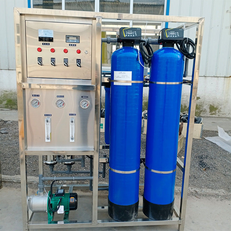 Roestvrij staal/FRP-vat 500LPH Industriële RO-reinigingsmachine voor waterfilter