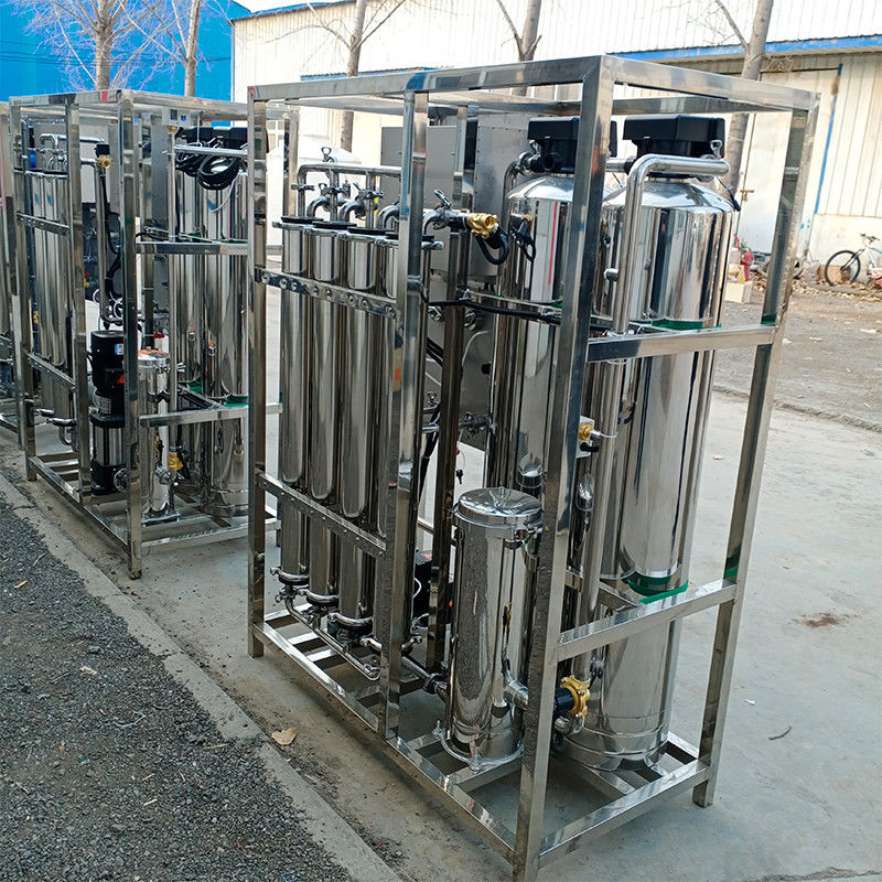 Roestvrij staal/FRP-vat 500LPH Industriële RO-reinigingsmachine voor waterfilter