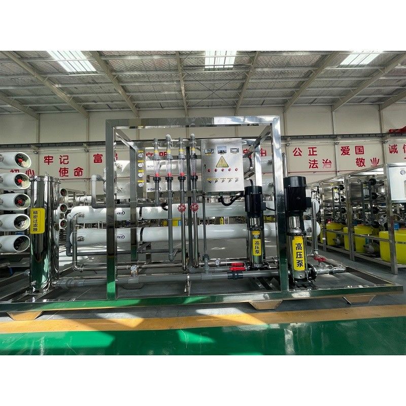 1500*600*1500mm RO-waterzuiveringsinstallatie voor mineraalwater uit zeewaterontzilting