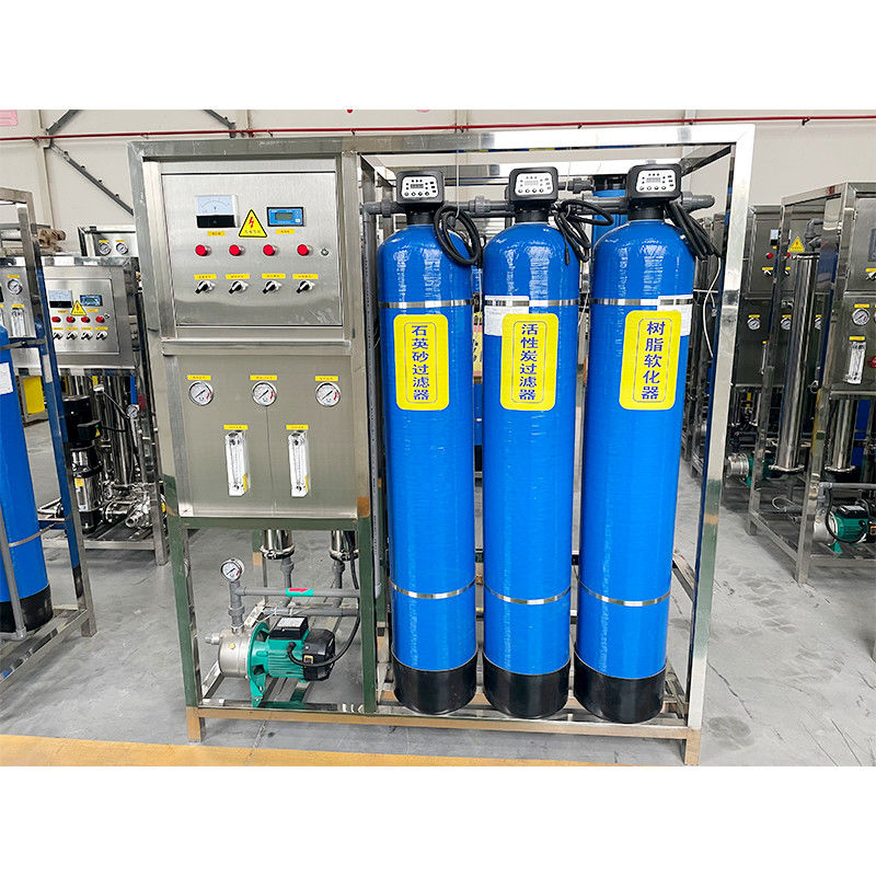 Industriële behandeling RO-systeem Filter zuiveringsinstallatie machine 500L omgekeerde osmose