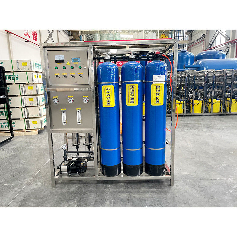 1T Industriële roestvrijstalen RO-waterzuiveringsinstallatie voor zuivere waterproductie